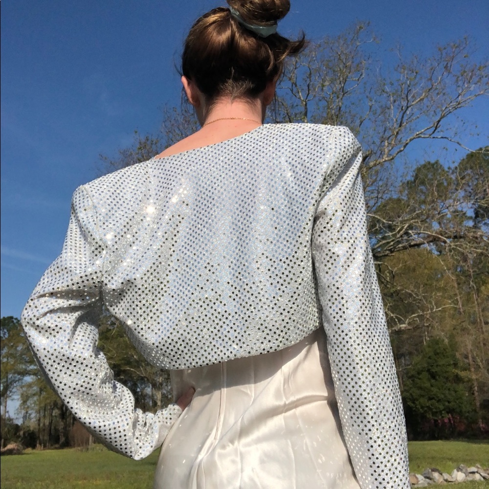 Vintage 90’s Gown & Jacket Set - Picture 6 of 11